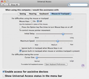 how to disable trackpad mac